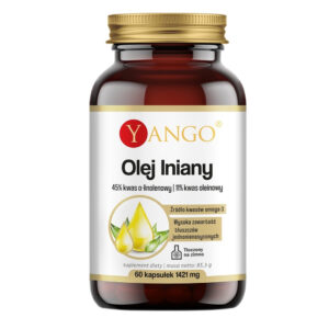 Olej lniany suplement diety 60 kapsułek