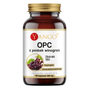 OPC 95% ekstrakt z pestek winogron suplement diety 90 kapsułek