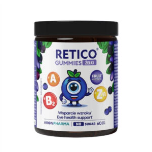 Retico Gummies wsparcie wzroku suplement diety 60 żelek